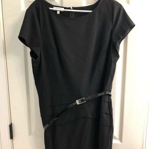 Jones Studio black dress with belt